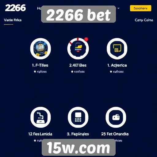 Recursos e funcionalidades do site 2266 bet